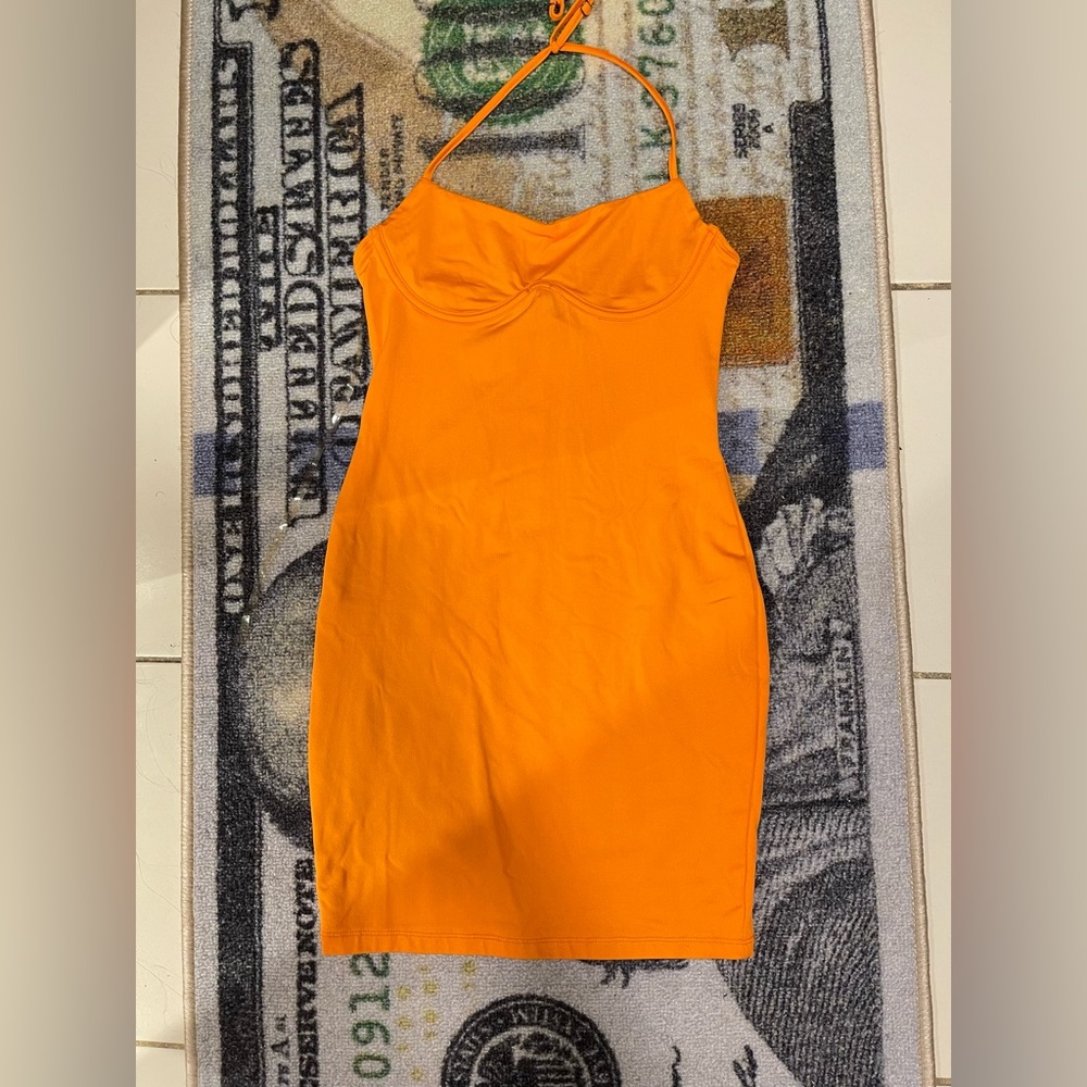 Orange dress